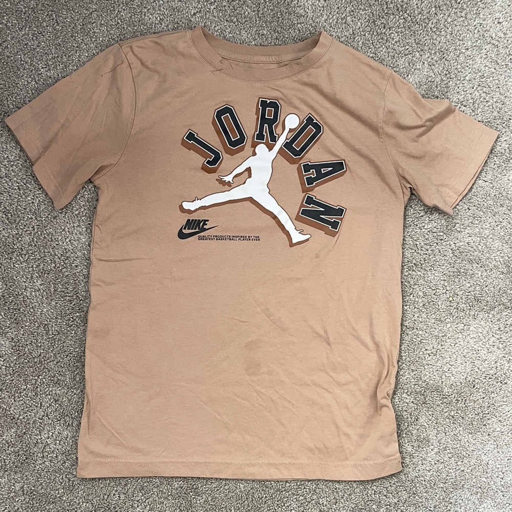 Jordan Beige Graphic Tee